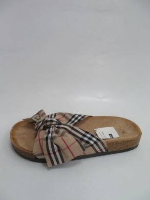 Klapki damskie na płaskim (36-41) R-27 CAMEL