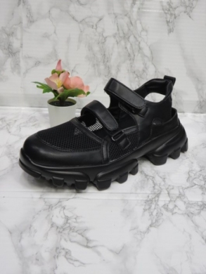 Sandały damskie na płaskim (36-41) A21-7632 BLACK