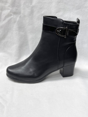 Botki damskie ocieplane na obcasie (37-42) HC9005 BLACK