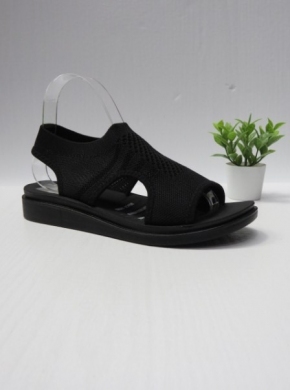 Sandały damskie na płaskim (36-41) 6056-2 BLACK