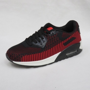 Buty sportowe młodzieżowe (36-41) D6W-52 BLACK/RED