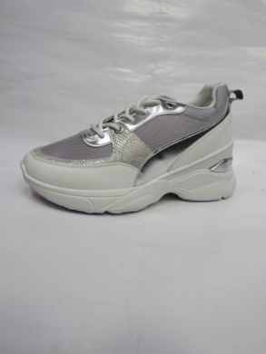 Buty sportowe damskie na płaskim (36-41) XLL-4021 WHITE