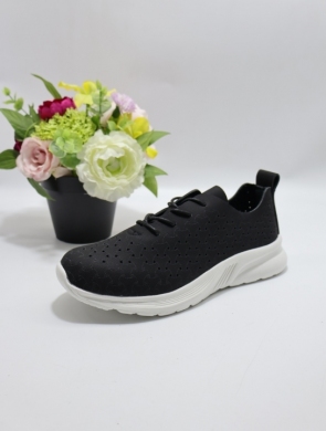 Buty sportowe damskie na płaskim (36-41) XBC-25604 BLACK