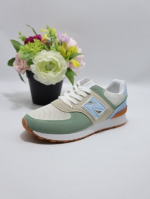 Buty sportowe damskie na płaskim (36-41) 80188-05 GREEN