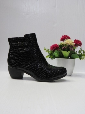 Botki damskie ocieplane na obcasie (36-41) NZ06 BLACK
