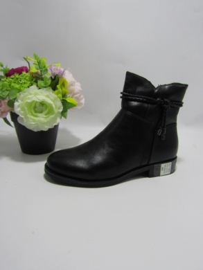 Botki damskie na płaskim (36-41) SG860 BLACK