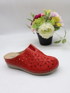 Klapki damskie na koturnie (36-42) 21880-7 RED