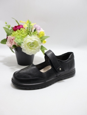 Półbuty damskie na płaskim (37-42) XQ81-7 BLACK