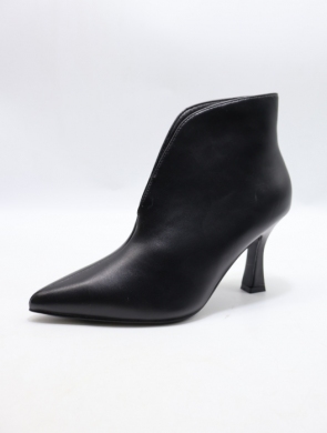 Botki damskie na szpilce (36-41) M113 BLACK