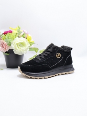 Buty sportowe damskie ocieplane (36-41) WD122 NERO