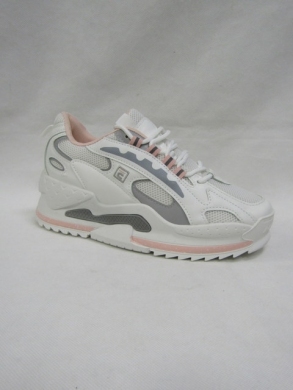 Buty sportowe damskie na płaskim (36-41) A34 WHITE/PINK
