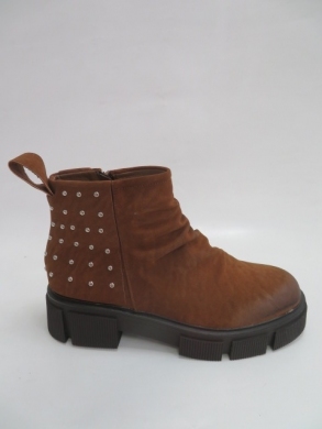 Botki damskie jesienne na płaskim (36-41) ST67 CAMEL