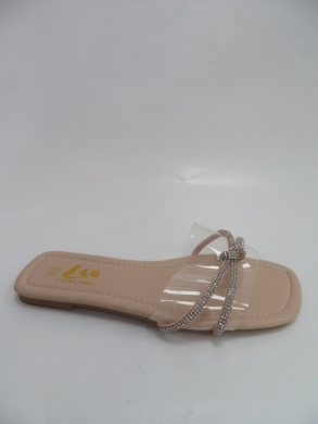 Klapki damskie na płaskim (36-41) QL-235 NUDE