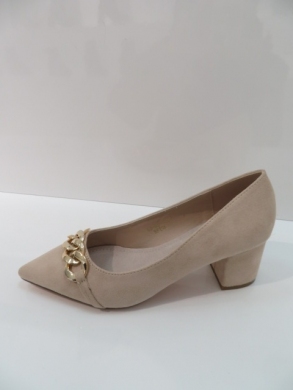 Czółenka damskie na obcasie (36-41) GD-OC-109 BEIGE