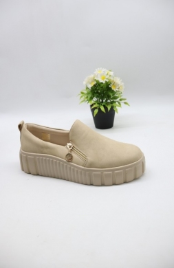 Półbuty damskie na płaskim (36-41) 6840 KHAKI