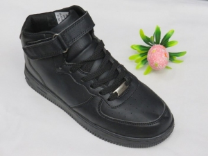 Buty sportowe damskie na płaskim (35-40) S1207 BLACK