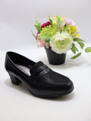 Półbuty damskie na obcasie (36-41) HL61716 BLACK