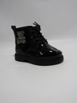Botki dziewczęce ocieplane (20-25) 8973A BLACK