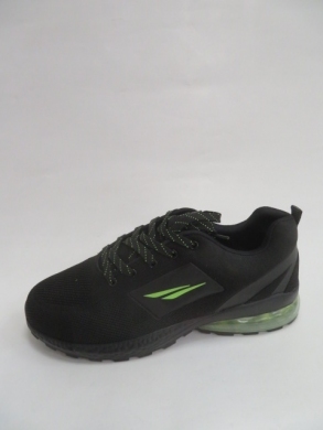 Buty sportowe męskie (41-46) 2160 BLACK/GREEN