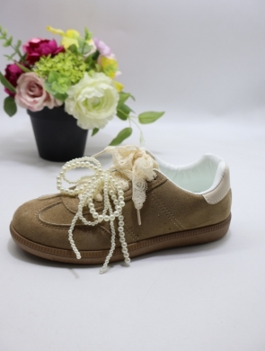 Buty sportowe damskie na płaskim (36-41) 6611 KHAKI