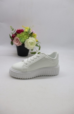 Buty sportowe damskie na płaskim (36-41) EL-035 WHITE