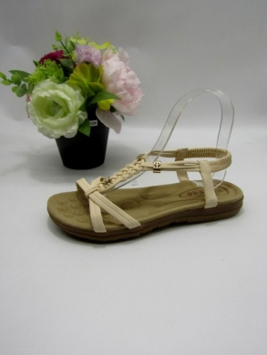 Sandały damskie na płaskim (36-41) 099-4 BEIGE