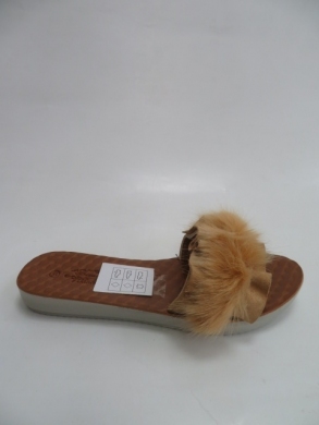 Klapki damskie z futerkiem (36-41) 6387-2B