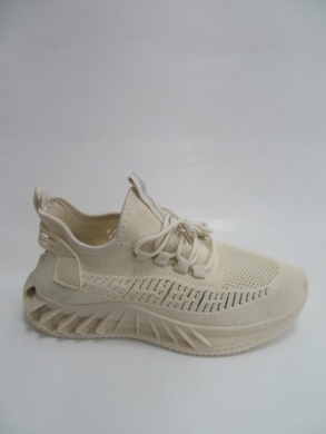Buty sportowe damskie na płaskim (36-41) 2153-3 BEIGE