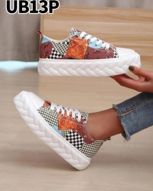 Trampki damskie na koturnie (36-41) UB13P