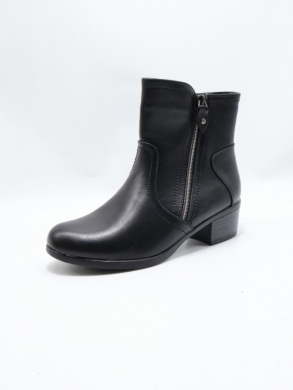 Botki damskie ocieplane na obcasie (36-41) 8692-1