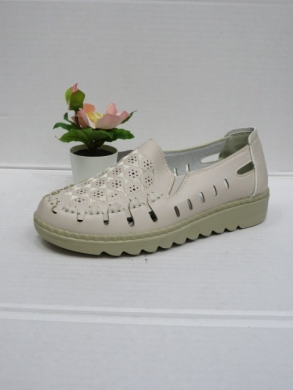 Półbuty damskie na koturnie (36-42) 6699 BEIGE