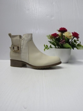 Botki damskie ocieplane na płaskim (36-41) M670 BEIGE