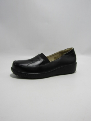 Półbuty damskie na koturnie (36-42) 8342-1 BLK