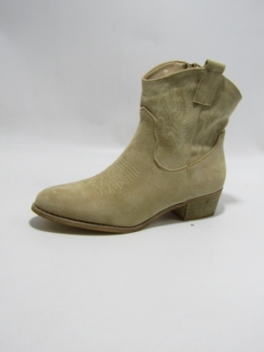 Botki damskie na obcasie (36-41) 8210 KHAKI