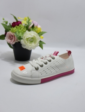 Buty sportowe damskie na płaskim (36-41) 865-11 FUSHIA