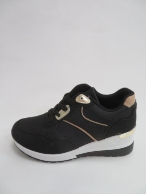 Sportowe Damskie na koturnie (36-41) LDLJ-57 BLACK