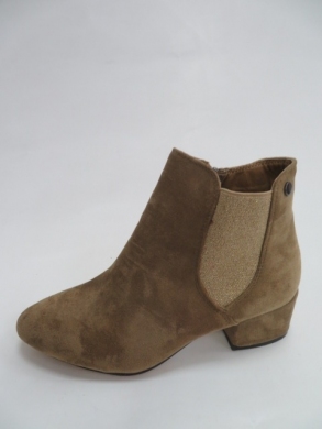 Botki damskie jesienne na obcasie (36-41) LT65 KHAKI