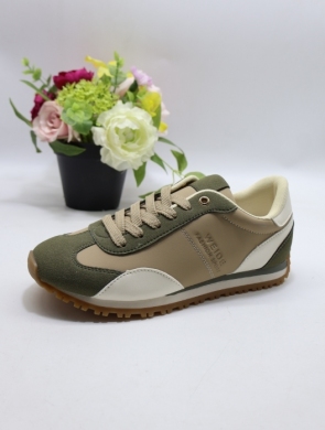 Buty sportowe damskie na płaskim (36-41) 6450 GREEN