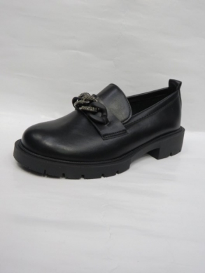 Mokasyny damskie na płaskim (36-41) 3232 BLACK