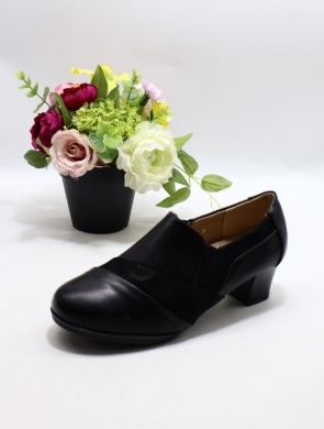Półbuty damskie na obcasie (36-41) H2225 BLACK