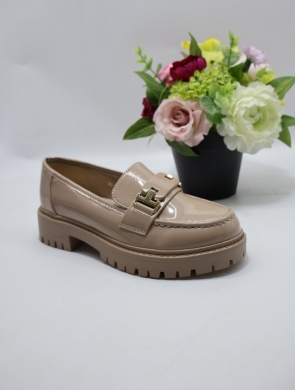 Mokasyny damskie na płaskim (36-41) 1659 BROWN