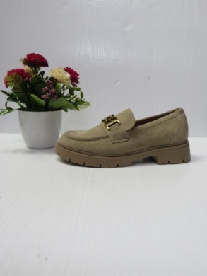 Mokasyny damskie na płaskim (36-41) G7-77 KHAKI