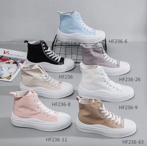 Trampki damskie na płaskim (36-41) HF236