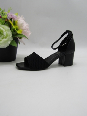 Sandały damskie na obcasie (36-41) 8738 BLACK