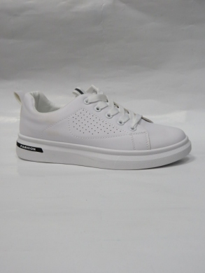 Buty sportowe damskie na płaskim (36-41) 6020 WHITE