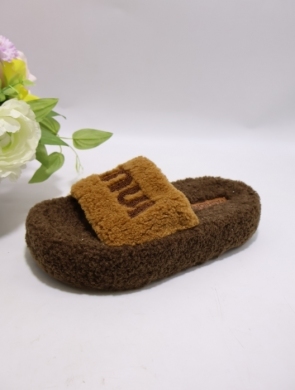 Kapcie damskie ocieplane (37-42) FL032 COFFE