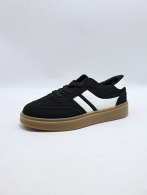 Buty sportowe damskie na płaskim (36-41) AA77 BLACK