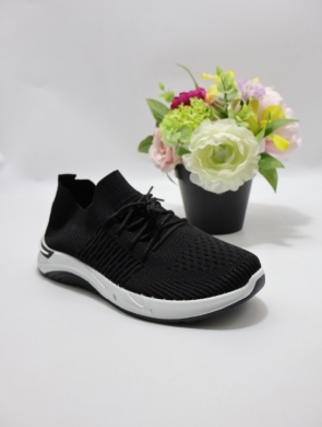 Buty sportowe damskie na płaskim (36-41) 0043 BLACK