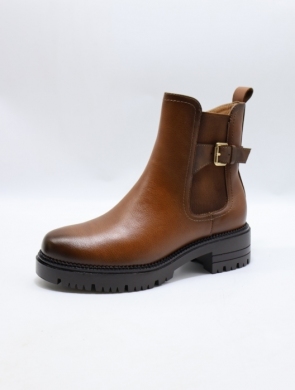 Botki damskie ocieplane na obcasie (36-41) YCC-141 CAMEL