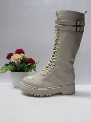 Kozaki damskie na płaskim (36-41) FDH-11 BEIGE